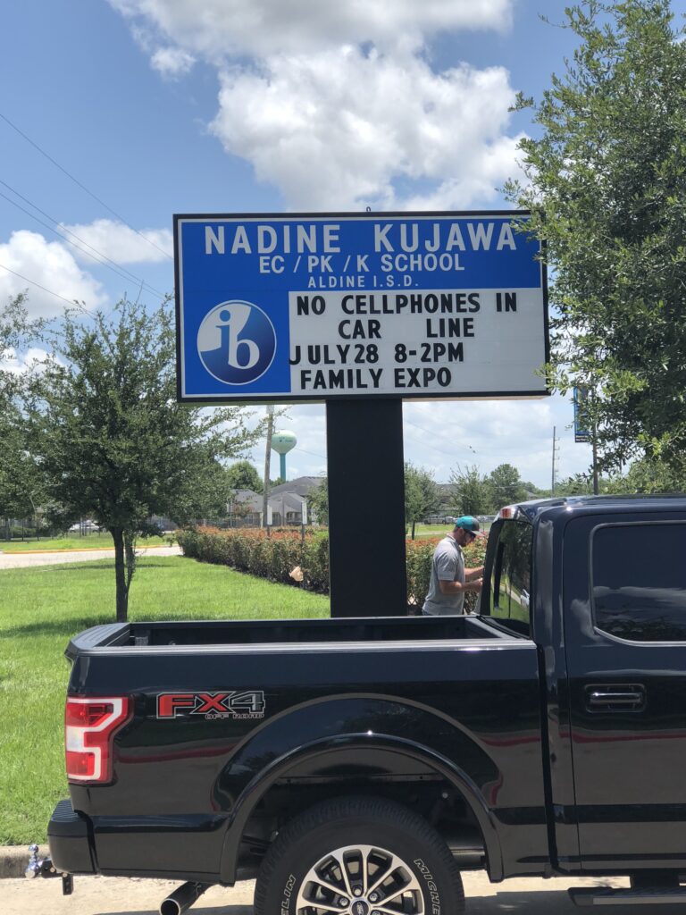 Aldine ISD Manual Marquee