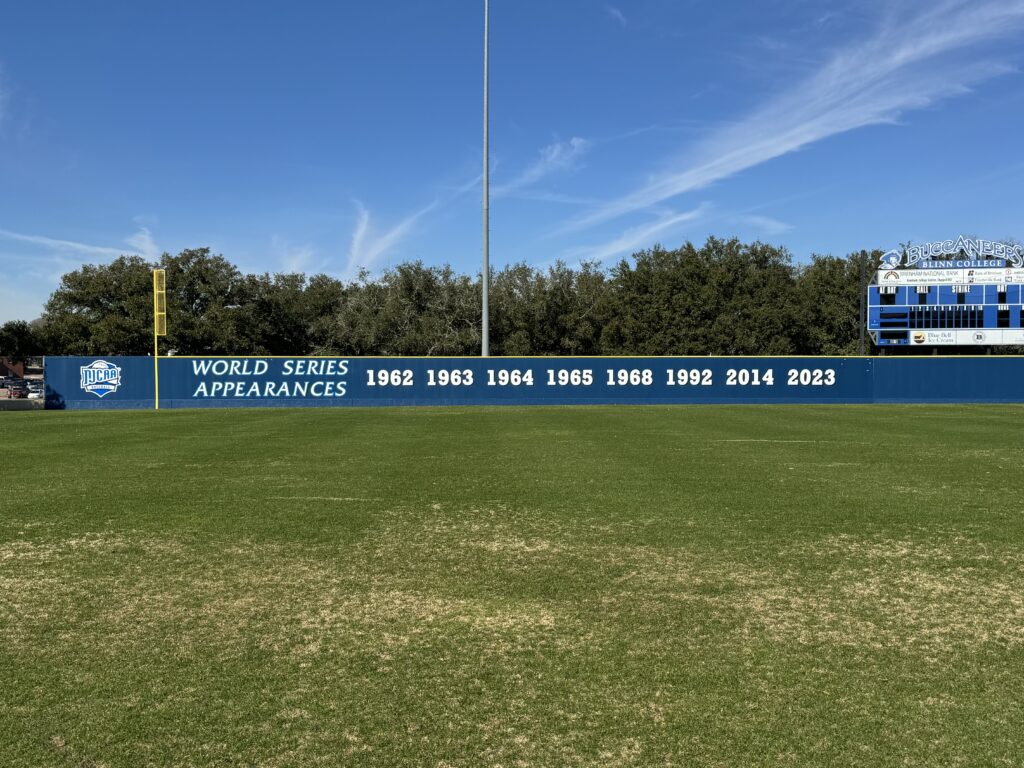 Blinn College Baseball Outfield Vinyl