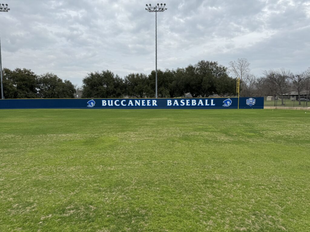 Blinn College Baseball Outfield Vinyl