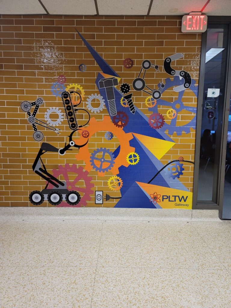 Grantham Academy Interior Vinyl