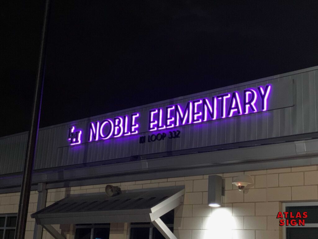 liberty isd wall sign